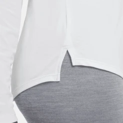 Nike Women's Dri-FIT One Luxe Top (100 - White/Reflective Silver) -Saucony Clothing Shop 00e7b245 9634 437d a190 961a1fdd9216