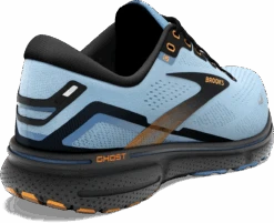 BROOKS Women's Ghost 15 (437 - Light Blue/Black/Yellow) -Saucony Clothing Shop 030245A7 57F3 4C9B 8AAD 26130C159627
