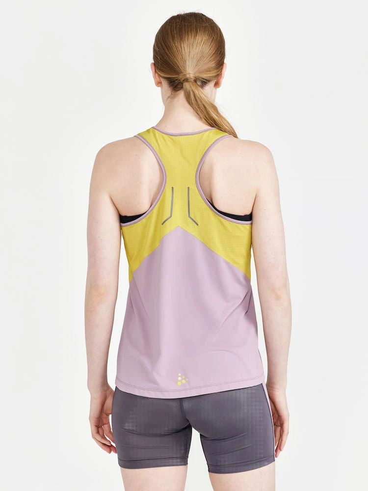 Craft Women’s Pro Hypervent Running Singlet (Gerbera-Cress) 5 Craft Women’s Pro Hypervent Running Singlet (Gerbera-Cress) - Image 3