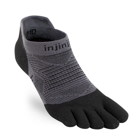 Injinji Run Original Weight No-Show (Black) 3 Injinji Run Original Weight No-Show (Black)