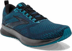 BROOKS Men's Levitate 5 (412 - Titan/Crystal Teal/Black) 10 BROOKS Men's Levitate 5 (412 - Titan/Crystal Teal/Black) -Saucony Clothing Shop 110370 412 A Levitate 5