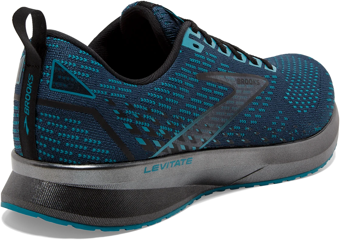BROOKS Men's Levitate 5 (412 - Titan/Crystal Teal/Black) 6 BROOKS Men's Levitate 5 (412 - Titan/Crystal Teal/Black) - Image 4