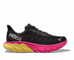 Hoka Women's Arahi 6 (BPYR - Black/Pink Yarrow)