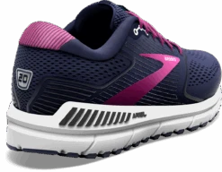BROOKS Women's Ariel '20 (491 - Peacoat/Vivid Viola/White) -Saucony Clothing Shop 120315 491 H Ariel 20
