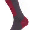 Sealskinz Waterproof Cold Weather Mid Length Sock With Hydrostop (Gray/Red/White) -Saucony Clothing Shop 1384E707 F9E4 4B10 88DA 6CC42420D29D