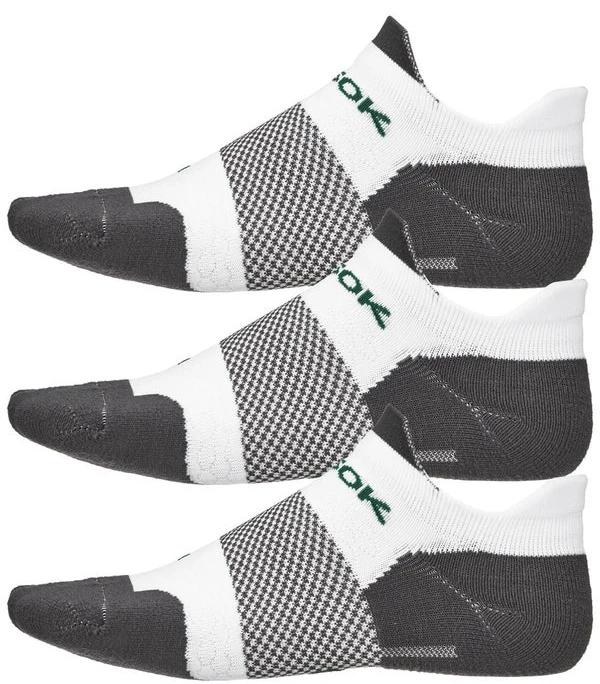 Unisex F4 Tech No Show 3-pair Pack (White) 3 Unisex F4 Tech No Show 3-pair Pack (White)