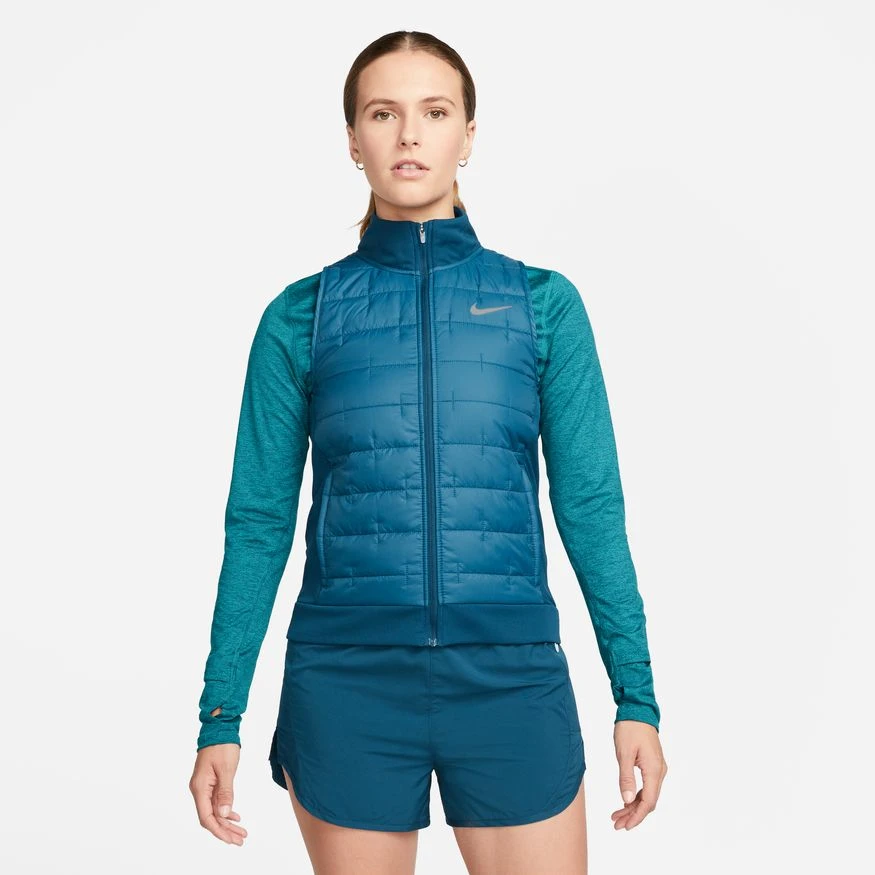 Nike Women's Therma-FIT Synthetic-Fill Running Vest (460 - Valerian Blue/Reflective Silver) 3 Nike Women's Therma-FIT Synthetic-Fill Running Vest (460 - Valerian Blue/Reflective Silver)