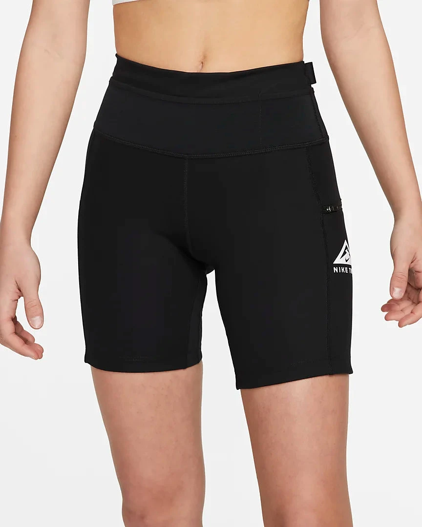 Nike Women's Trail Running Tight Shorts (010 - Black/Black/Black/White) 3 Nike Women's Trail Running Tight Shorts (010 - Black/Black/Black/White)