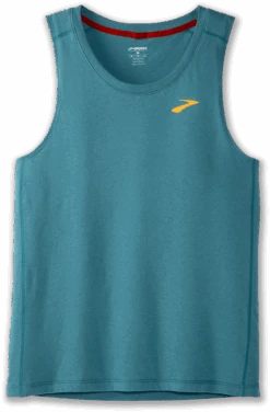BROOKS Men's Distance Tank 2.0 (409 - Heather Slate Blue)