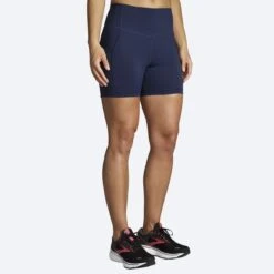 BROOKS Women's Method 5" Short Tight (451 - Navy)