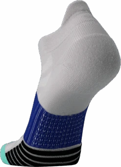 BROOKS Ghost Lite No Show Sock 2-Pack (612 - Pink/Salt & Light Grey/Salt) -Saucony Clothing Shop 280496 612 D5 Ghost Lite No Show 2 Pack