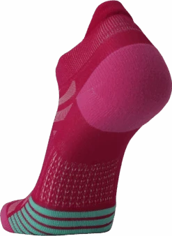 BROOKS Ghost Lite No Show Sock 2-Pack (612 - Pink/Salt & Light Grey/Salt) -Saucony Clothing Shop 280496 612 D6 Ghost Lite No Show 2 Pack