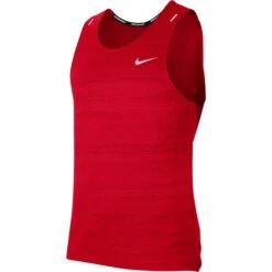 Nike Men's DRI-FIT Miler Tank (657 - University Red/Reflective Silver)