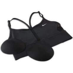 Nike Women's DRI-FIT Indy Sports Bra (010 - Black/White) -Saucony Clothing Shop 2C86F16E 591B 4789 A894 C4CB8AB244AD