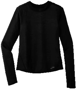 BROOKS Women’s Distance Long Sleeve (001 - Black)