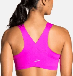 BROOKS Women’s Dare Crossback Run Bra (633 - Magenta/Heliotrope) 11 BROOKS Women’s Dare Crossback Run Bra (633 - Magenta/Heliotrope) -Saucony Clothing Shop 350074 633 MB Dare Crossback Run Bra