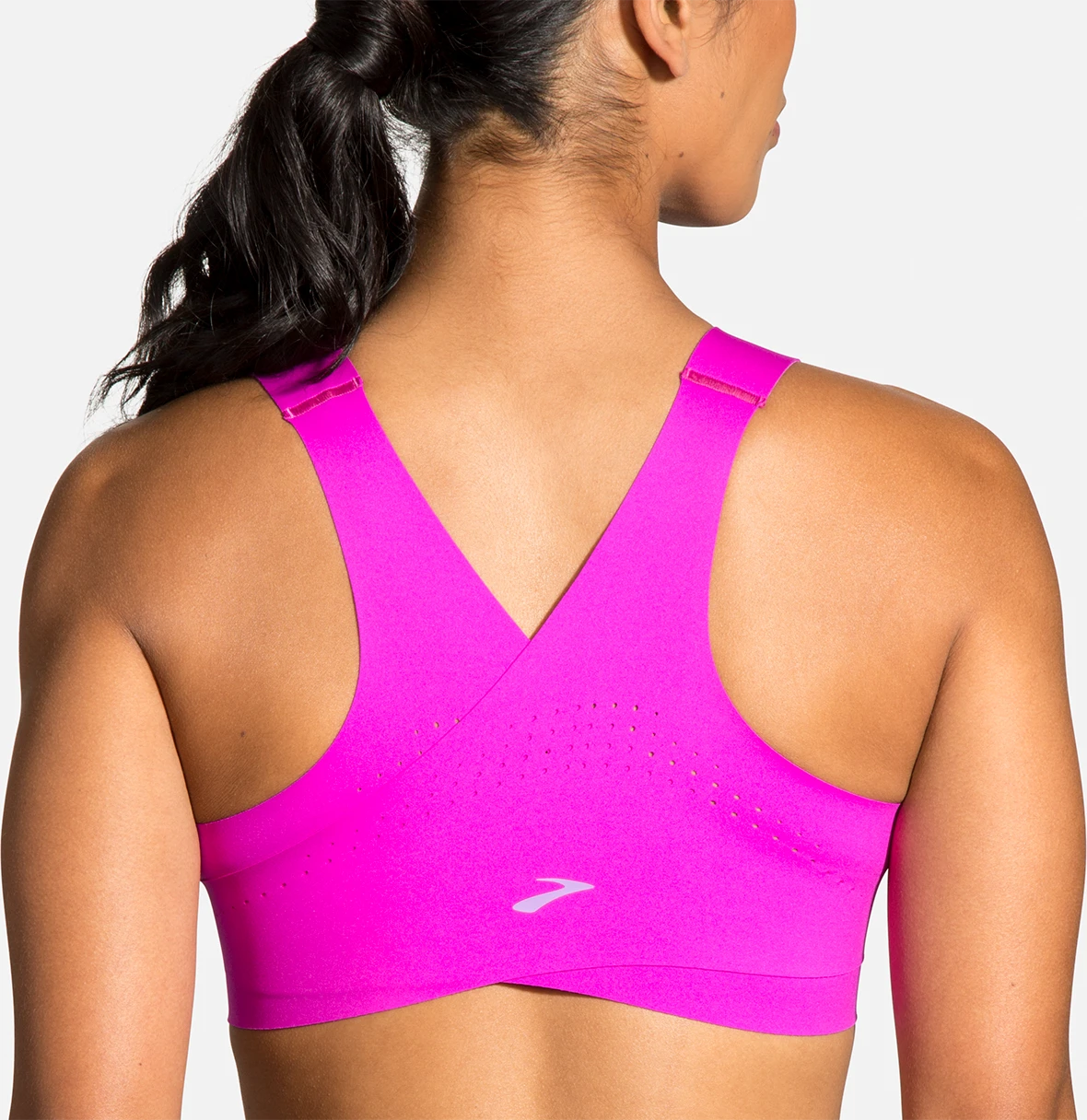 BROOKS Women’s Dare Crossback Run Bra (633 - Magenta/Heliotrope) 7 BROOKS Women’s Dare Crossback Run Bra (633 - Magenta/Heliotrope) - Image 5