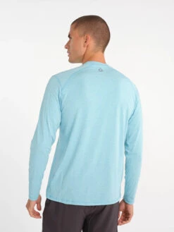 Men’s Carrollton Long Sleeve Fitness Tee (431 - Radiant Blue Heather) -Saucony Clothing Shop 3C48D45F 37EA 4647 9AC1 FA8F0E7FDC22