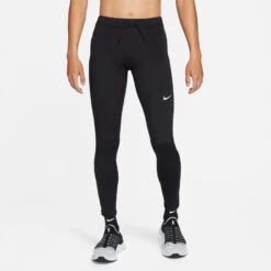 Nike Men’s DRI-FIT Challenger Running Tights (010 - Black/Reflective Silver)