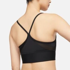 Nike Women's DRI-FIT Indy Sports Bra (010 - Black/White) -Saucony Clothing Shop 5E0D9B15 0B99 4CDC 8235 F4A1E001FA4A