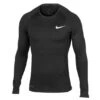 Nike Men's Pro Long Sleeve Top (010 - Black/Reflective Silver)