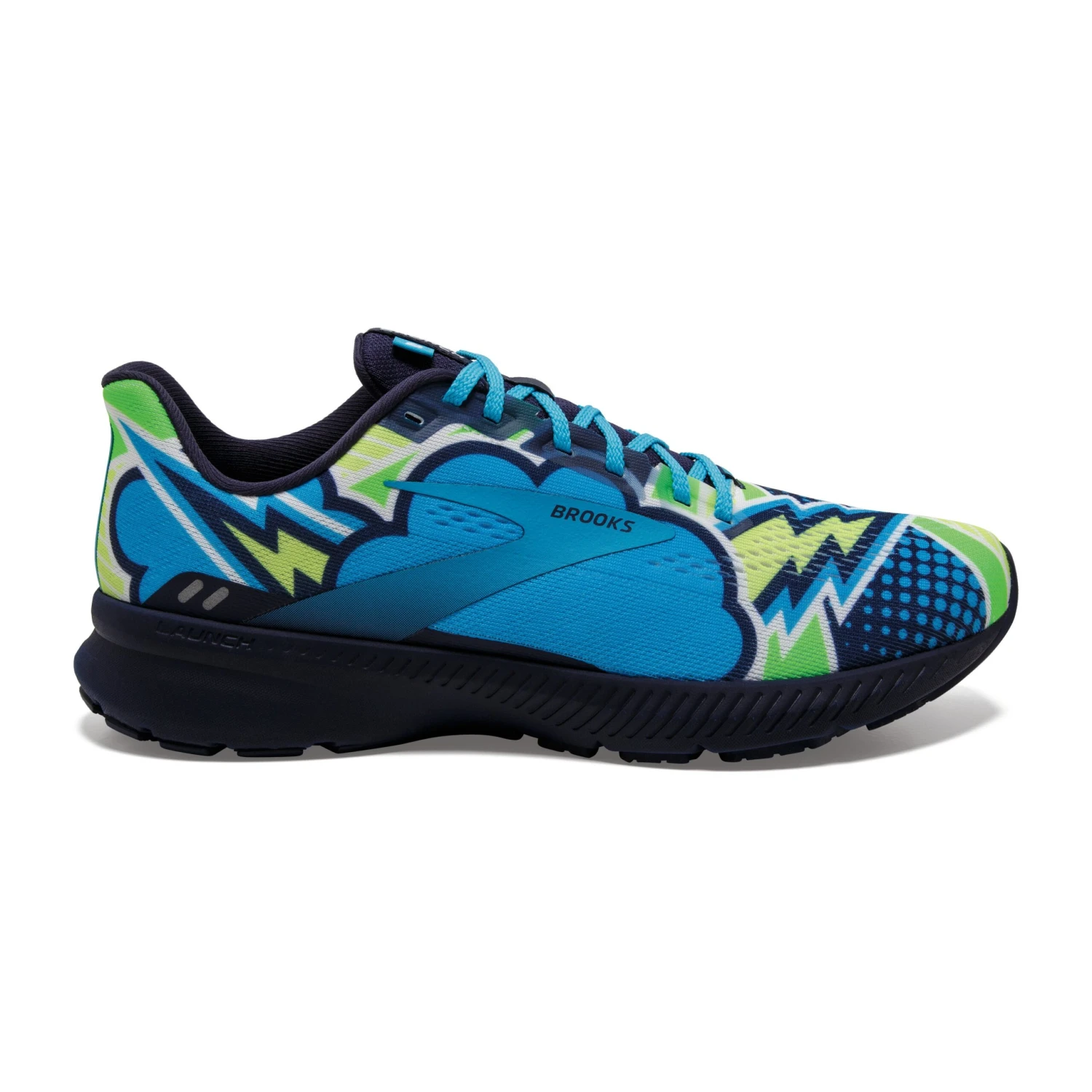 BROOKS Men's Launch 8 Brave Like Gabe (452 -Navy/Blue/Green) 3 BROOKS Men's Launch 8 Brave Like Gabe (452 -Navy/Blue/Green)