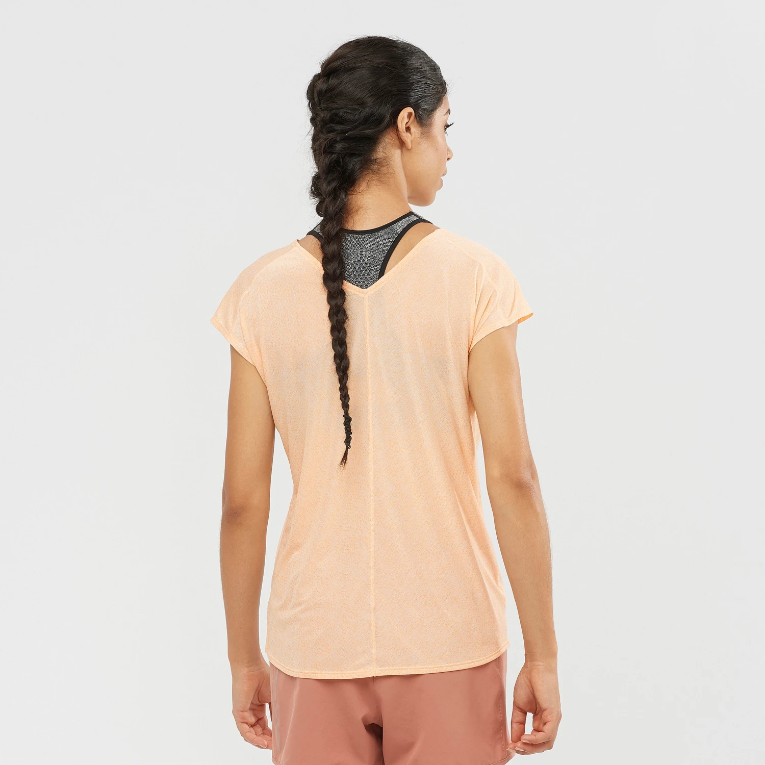 Salomon Women’s XA SS Tech Tee (Almond Crean) 5 Salomon Women’s XA SS Tech Tee (Almond Crean) - Image 3