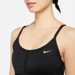 Nike Women's DRI-FIT Indy Sports Bra (010 - Black/White) -Saucony Clothing Shop 72B782D0 9830 4856 AE8B 24DFBDBA74C7