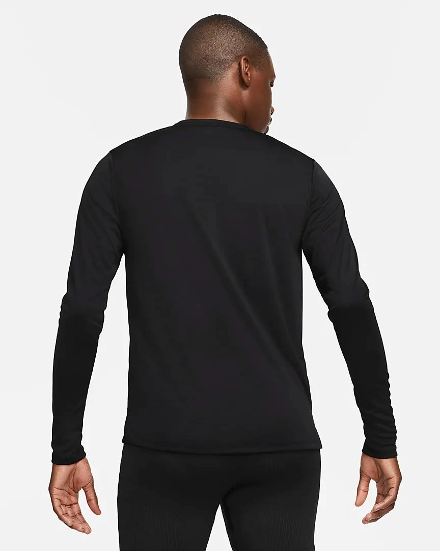 Nike Men’s DRI-FIT Miler Long Sleeve (010 - Black/Reflective Silver) 4 Nike Men’s DRI-FIT Miler Long Sleeve (010 - Black/Reflective Silver) - Image 2