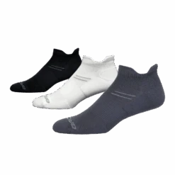 BROOKS Run-In 3-Pack Socks (006 - Asphalt/White/Black)