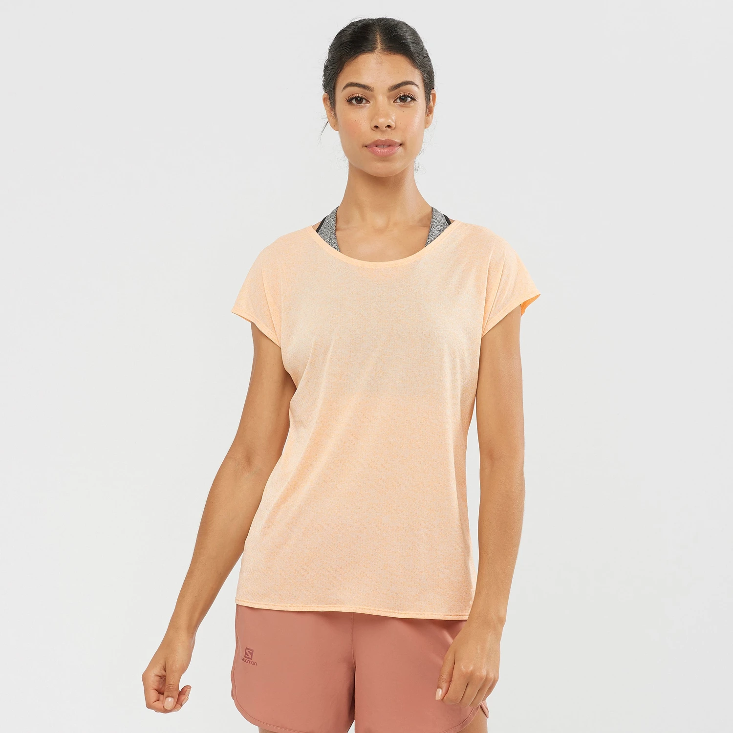 Salomon Women’s XA SS Tech Tee (Almond Crean) 4 Salomon Women’s XA SS Tech Tee (Almond Crean) - Image 2