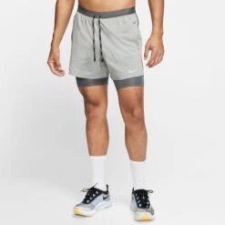 Nike Men’s Flex Stride 5” 2-in-1 Running Shorts (068 - Iron Grey/Iron Grey/Heather/Reflective Silver)