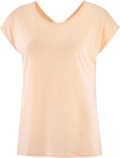 Salomon Womenâs XA SS Tech Tee (Almond Crean)