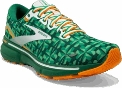 BROOKS Men's Ghost 15 “Run Lucky” (371 - Green/White/Orange) -Saucony Clothing Shop 7F8FA9A4 3A5E 420D BCA4 A6D863FD6169