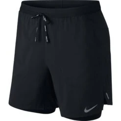 Nike Men's Flex Stride 7" 2-in-1 Running Shorts (010 - Black/Black/Reflective Silver)