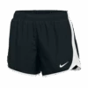 Nike Women’s DRI-Fit Tempo Running Shorts (012 - Team Black/Team White/Team White/Team White) -Saucony Clothing Shop 849585 012 PHSFH001 2000