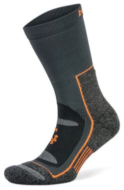 Balega Blister Resist Crew Running Socks (Grey/Orange)