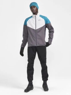 Craft Men's Glide Block Jacket (Ash/Deep Lake) 11 Craft Men's Glide Block Jacket (Ash/Deep Lake) -Saucony Clothing Shop 883C5175 F34A 407E BD3A EC601B3F2521