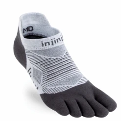 Injinji Run Original Weight No-Show (Gray)