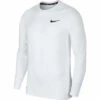 Nike Men's Pro Long Sleeve Top (100 - White/Black) -Saucony Clothing Shop 8E62815F ABB3 4177 A4B6 3FF86E571BCE