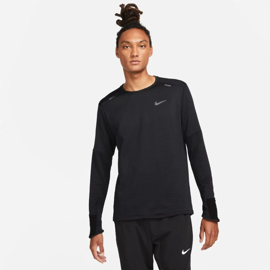 Nike Men's Therma-Fit Repel Element Long Sleeve (010 - Black/Reflective Silver) 3 Nike Men's Therma-Fit Repel Element Long Sleeve (010 - Black/Reflective Silver)
