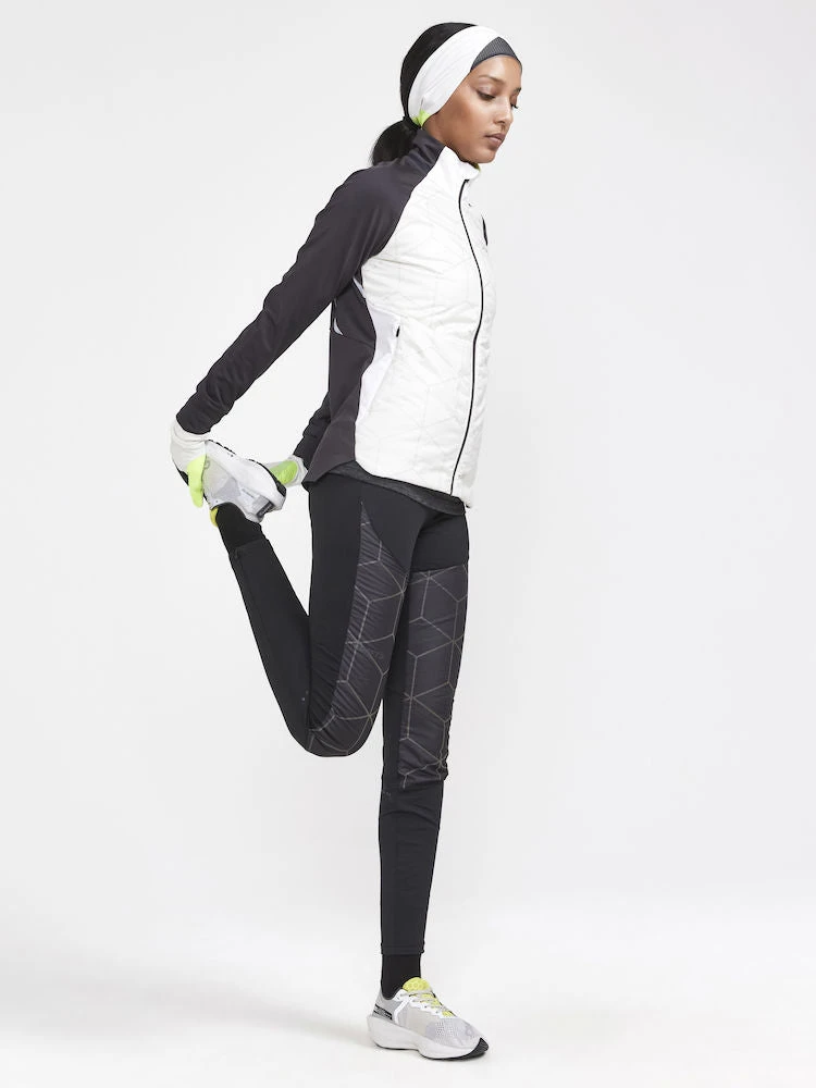 Craft Women’s ADV SubZ Lumen Running Jacket 2 (Ash White/Slate) 9 Craft Women’s ADV SubZ Lumen Running Jacket 2 (Ash White/Slate) - Image 7