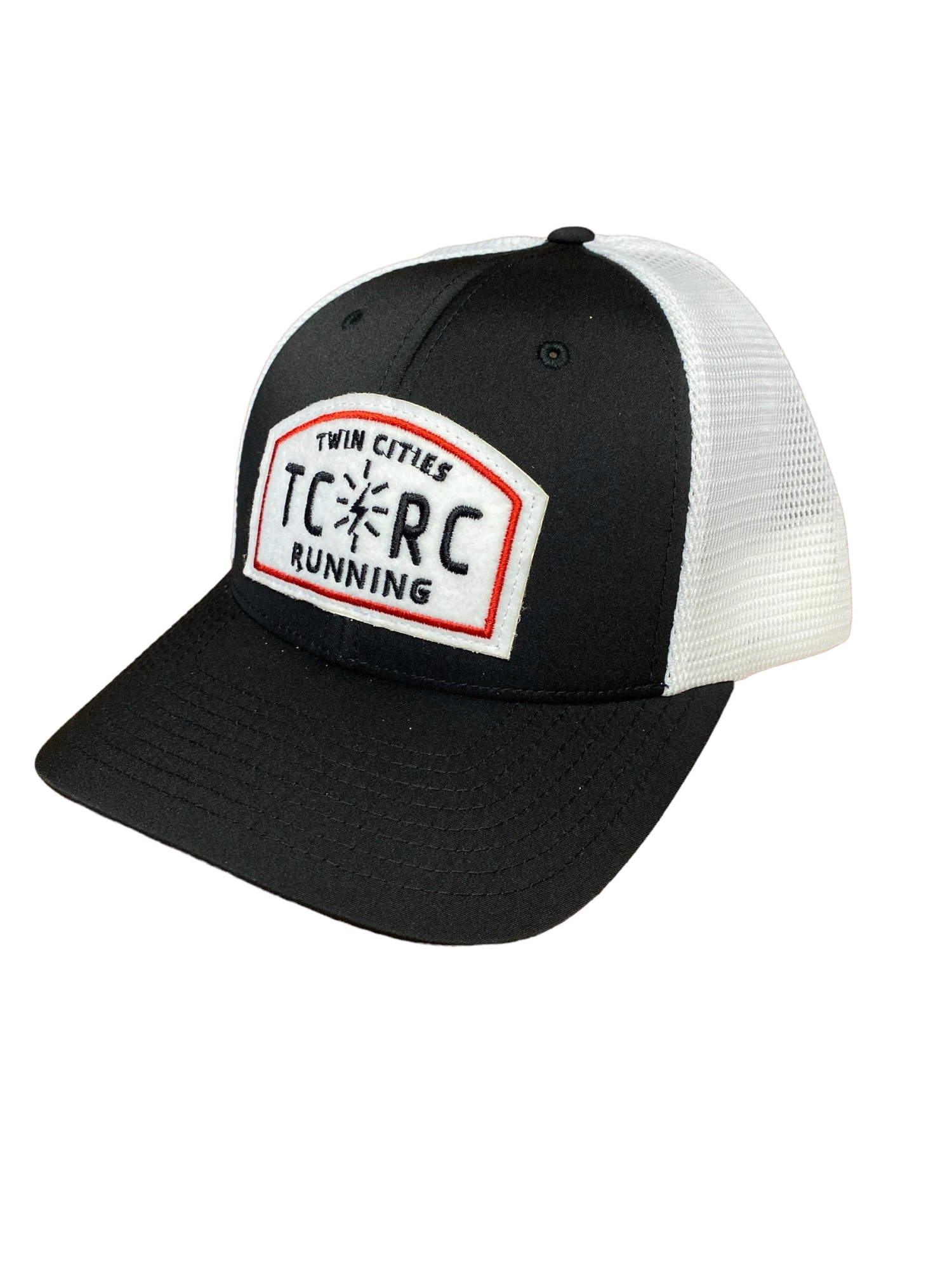 TCRC "Felt Patch" Trucker Hat (Black/White) 2 TCRC "Felt Patch" Trucker Hat (Black/White)