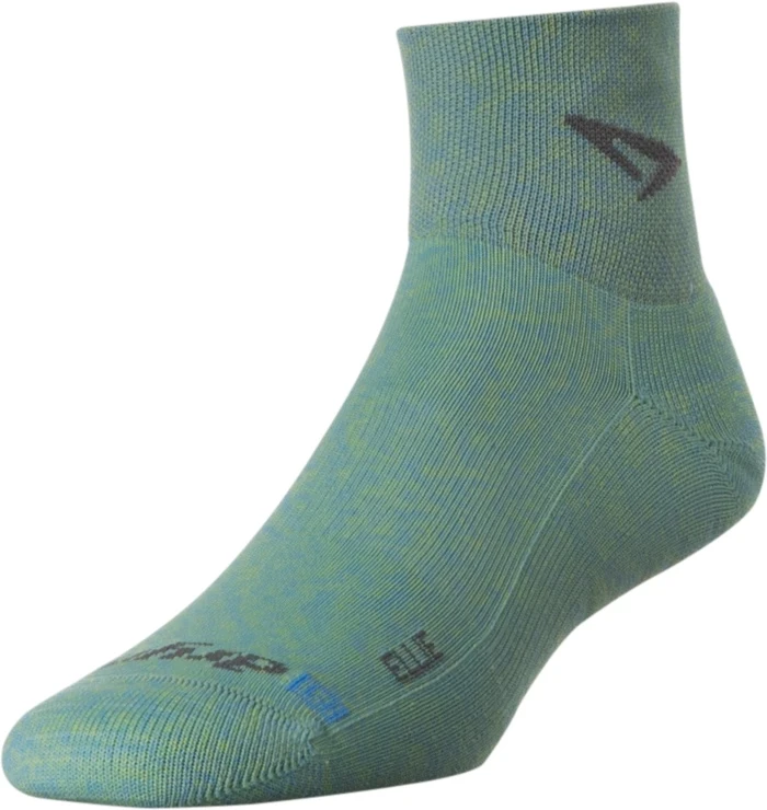 Lite Trail Running 1/4 Crew (Ellie - Sublime/Sky Blue Heathered) 3 Lite Trail Running 1/4 Crew (Ellie - Sublime/Sky Blue Heathered)