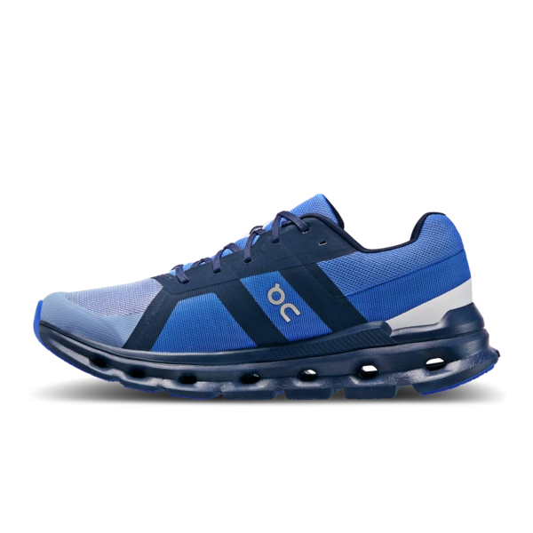 On Men's Cloudrunner (Shale/Cobalt) 4 On Men's Cloudrunner (Shale/Cobalt) - Image 2