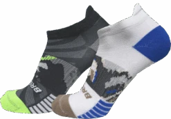 BROOKS Ghost Lite No Show Sock 2-Pack (131 - Summit Swirls 23)