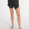 Women’s Recess 6in Unlined Short (001 - Black) -Saucony Clothing Shop BB2C4447 7892 4EA6 ABF6 E578B82E38C5