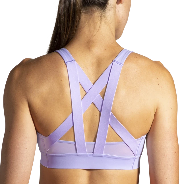 BROOKS Women's Drive Plunge Run Bra (554 - Violet Dash) 5 BROOKS Women's Drive Plunge Run Bra (554 - Violet Dash) - Image 3