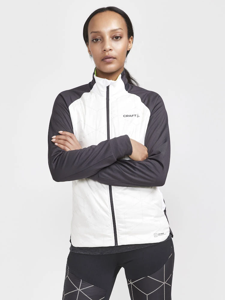 Craft Women’s ADV SubZ Lumen Running Jacket 2 (Ash White/Slate) 4 Craft Women’s ADV SubZ Lumen Running Jacket 2 (Ash White/Slate) - Image 2