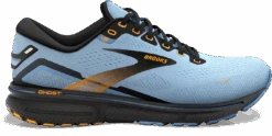 BROOKS Women's Ghost 15 (437 - Light Blue/Black/Yellow)